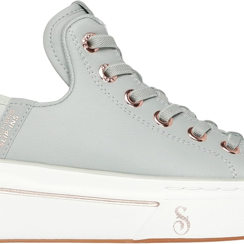 NWT! Skechers x Snoop Dogg Slip-Ins Sage Green Platform Sneakers ✨ Rose Gold • - Picture 3 of 8